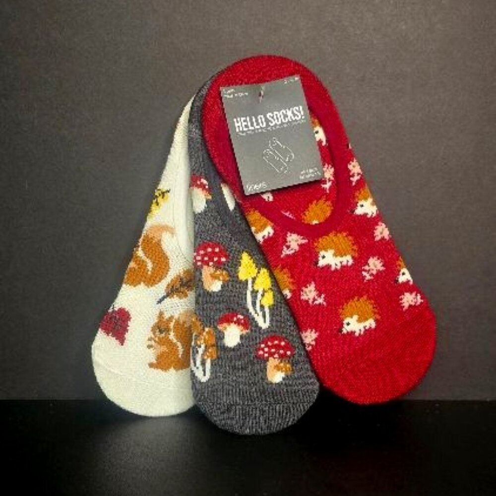 NWT Hello Socks! 3 pairs of sock liners